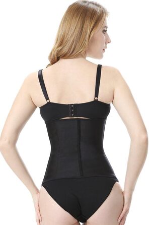 Корсетний пояс Everbellus для фігури: спортивний вайст-трейнер, бандаж для схуднення, чорний, XL