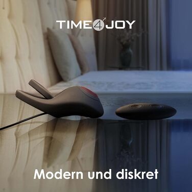 Вібруючий кільце для статевого члена з пультом дистанційного керування - секс-іграшка для пар, чорний