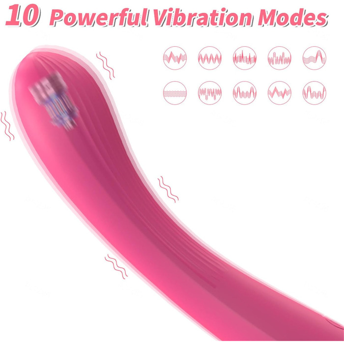 Вібратор G-Punkt Klitoris Ribbit – вібратор для жінок з 10 режимами, чорний