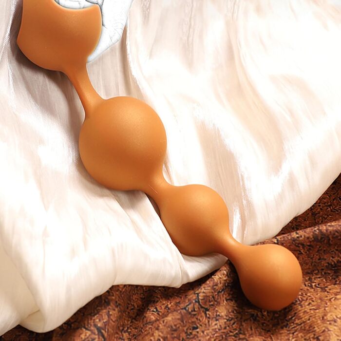 Анальні кульки з рідкого силікону Youxclian - 5 розмірів. Стимуляція G-точки, мастурбатор, для жінок та чоловіків.