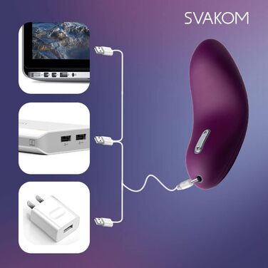 Svakom Echo - вібратор для клітора та G-точки, 25 режимів, для жінок, 1 шт.