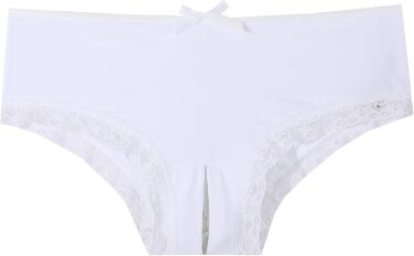 Жіночий купальник Verano: бікіні без кісточок, мереживний, з бантиком, для відпочинку біля води (білий/Opulenter Garten)