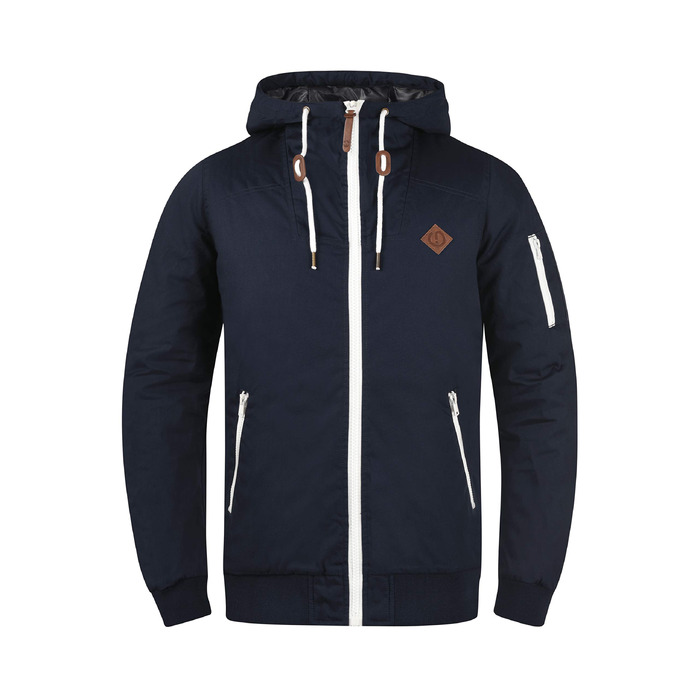 Чоловіча демісезонна куртка-вітровка Solid SDTilly, темно-синя (Insignia Blue), розмір L