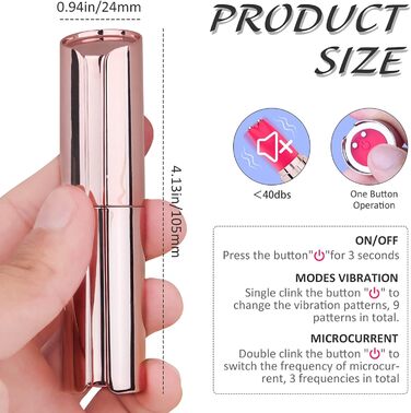 Вібратор міні для жінок, стимулятор G-точки, 9 режимів, електричний, портативний, для особистого використання та парних ігор
