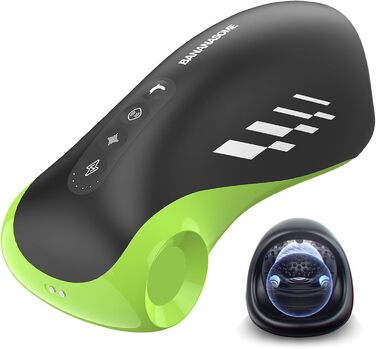 Електричний мастурбатор для чоловіків, бездротовий, з підігрівом та 12 ступенів електростимуляції та 10 вібраційних режимів