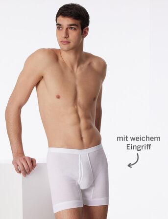 Труси чоловічі Schiesser 2 шт. Sportslip з вирізом, Original Feinripp, XXL, чорний