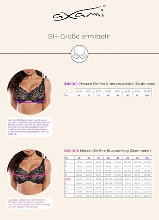 Axami Maisa - червоний жіночий бюстгальтер з мереживом, розмір 85C