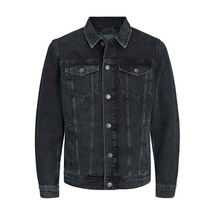 Чоловіча джинсова куртка JACK & JONES чорного кольору, розмір XXL