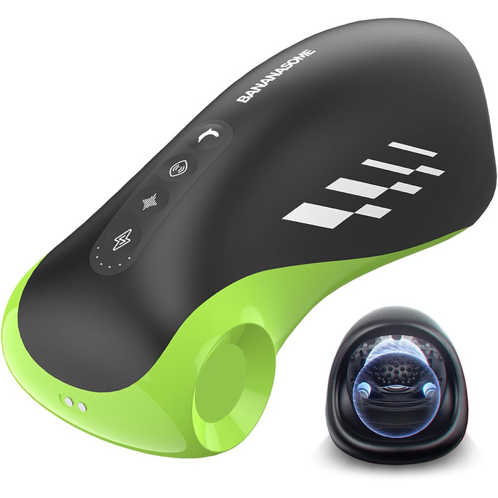 Електричний мастурбатор для чоловіків, бездротовий, з підігрівом та 12 ступенів електростимуляції та 10 вібраційних режимів