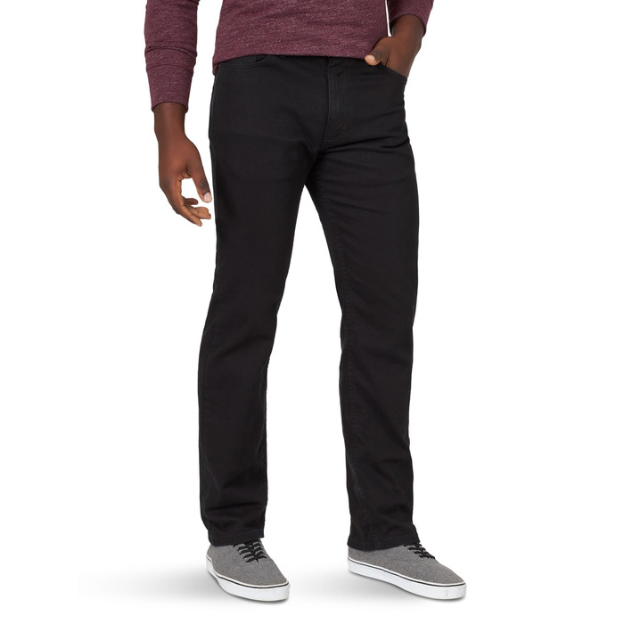 Чоловічі джинси Wrangler Authentics класичного крою, стрейч, 5 кишень, чорні, розмір 38W / 32L