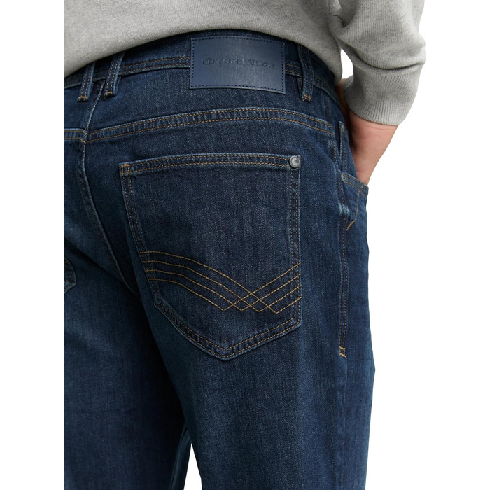 Чоловічі джинси Tom Tailor Josh Regular Slim Fit, темно-сині (Blue Denim Dark Wash), стрейч