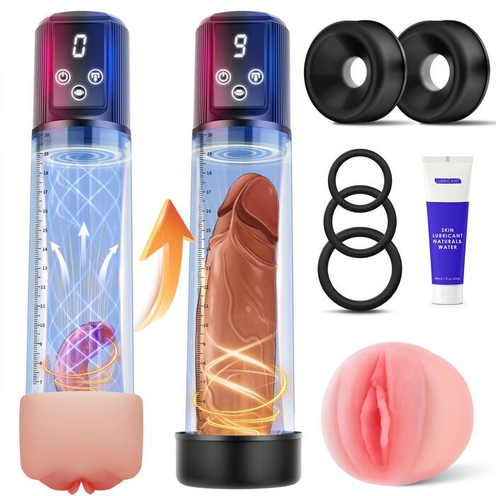 Набір секс-іграшок для пар Eisches: вібратори, стимулятори клітора, сосків та пеніса, анальний плагін, 10 режимів, прозорий