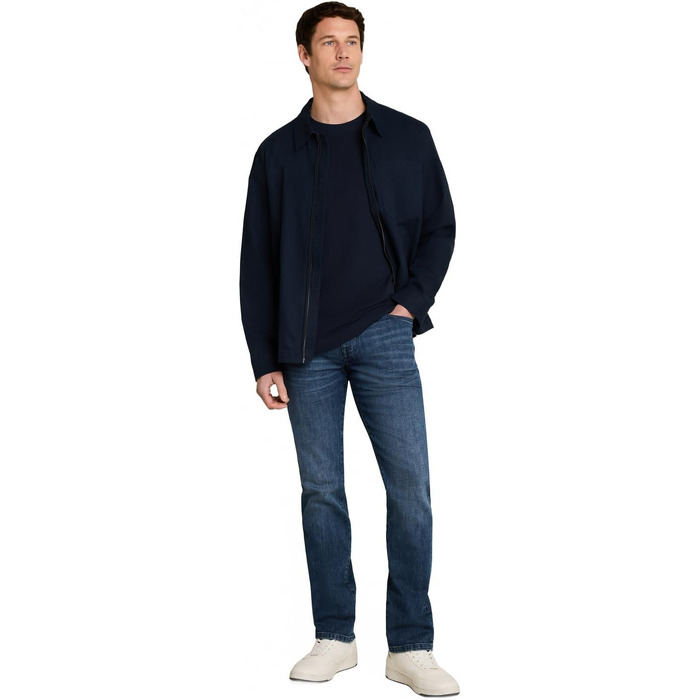 Чоловічі джинси Tom Tailor TTJOSH Regular Slim, колір Mid Stone Bright Blue Denim, розмір 34W/32L