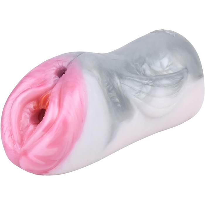 Силіконовий мастурбатор для чоловіків Qiyasex 2-в-1 з реалістичним дизайном тварин