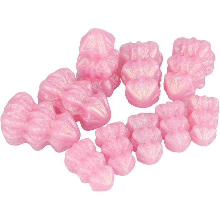 Анальні кульки з рідкого силікону Soarvlorfy (3 шт.) - стимулятори G-точки та простати, рожеві, M