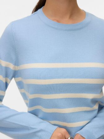 Жіночий трикотажний пуловер VERO MODA VMABA Cashmere Blue (розмір L)