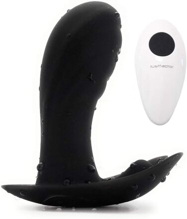 Вібратор-метелик Lustfactor Premium для жінок з силікону | Бездротовий пульт дистанційного керування | Для вагінальної та кліторальної стимуляції | Зарядний, USB | Інтимні іграшки для жінок | Віброей