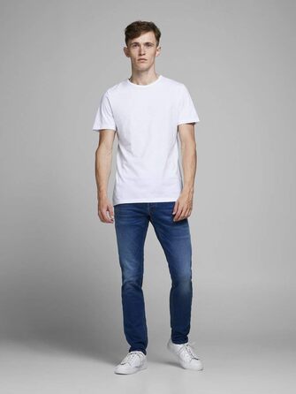 Чоловічі джинси Jack & Jones Jjiglenn Jjoriginal синього кольору, Denim 32W/32L