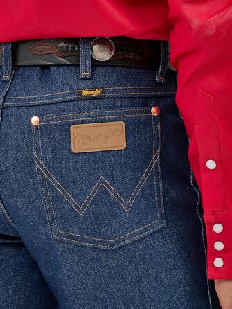 Чоловічі джинси Wrangler Slim Fit у ковбойському стилі, Indigo Starr, розмір 27W / 34L