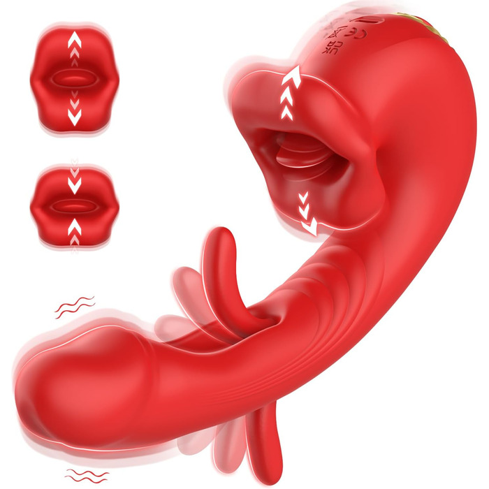 Вібратор для жінок Dildo з G-точкою, набір вібраторів з кліторальною стимуляцією, 10 режимів вібрації та 10 ударних режимів, секс-іграшка для жінок та пар, стимулятор клітора