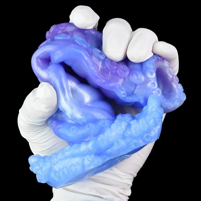 Анальний дildo з силікону Qiyasex з 5 кульками - для чоловіків та жінок