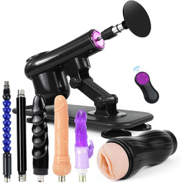 Автоматизована секс-іграшка з пультом дистанційного керування та насадкою-соскс, для чоловіків та жінок