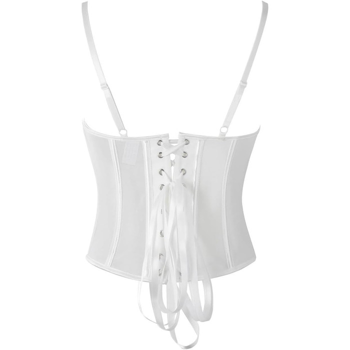 Топ-корсет жіночий у стилі Ренесанс з сітчастими вставками для вечірніх образів, побачень, осінньої моди, милий кроп-топ для вечірки, клубу, танк з корсетним шнуруванням (#11-weiß, XS)