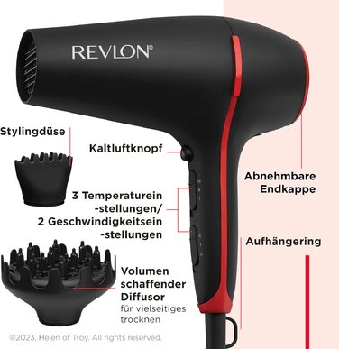 Фен для волосся Revlon Fast & Light RVDR5823 SmoothStay — професійний, швидка сушка