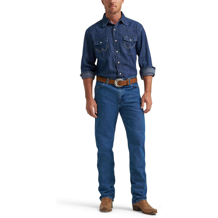 Чоловічі джинси Wrangler 13MWZ Bootcut Dark Stone, розмір 32W / 32L