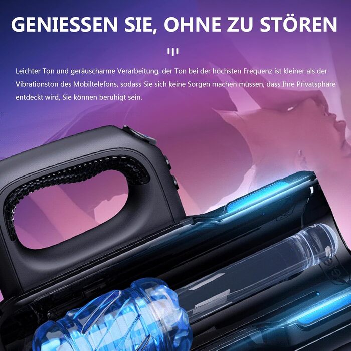 Електричний мастурбатор для чоловіків: чаша з 10 функцій, телескопічний, масажний, портативний