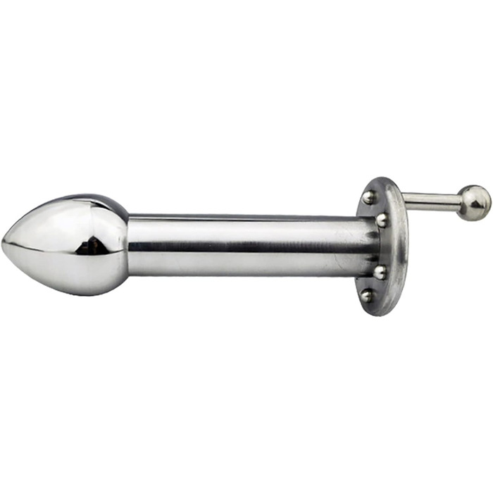 Анальний масажер ScreaAss з нержавіючої сталі, подвійний наконечник, для масажу простати та стимуляції G-точки