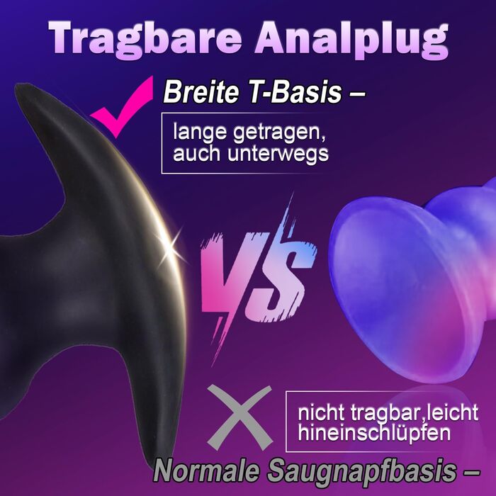 Анальний плагін для чоловіків та жінок XXL, силіконовий, для початківців – реалістичний, портативний, товстий, великий анальний ділдо для ігор (M)