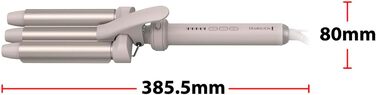 Мультистайлер для волосся 5в1 Remington CI41MS5 Trendology: гофре, кругла щітка 38мм, 3 насадки для локонів 13-33мм, LED-дисплей, 130-210°C