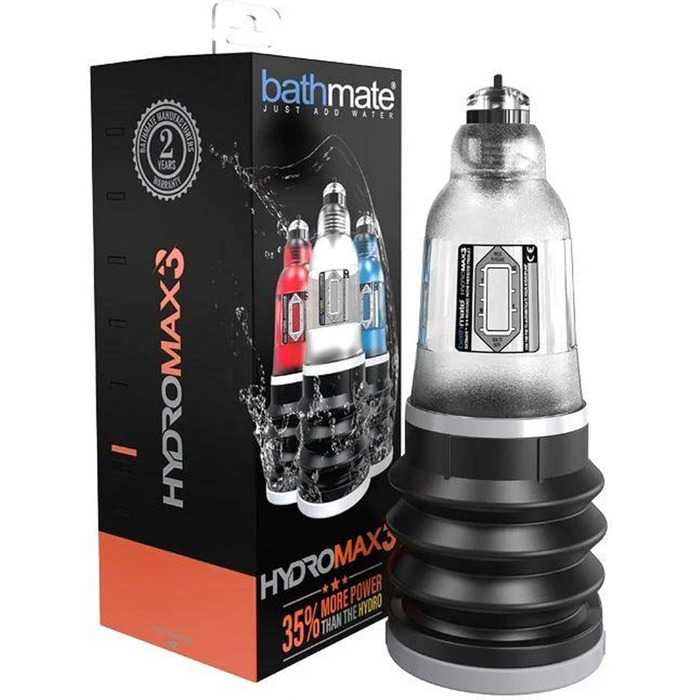 Bathmate Hydromax 3 - Прозора модель, 472 г