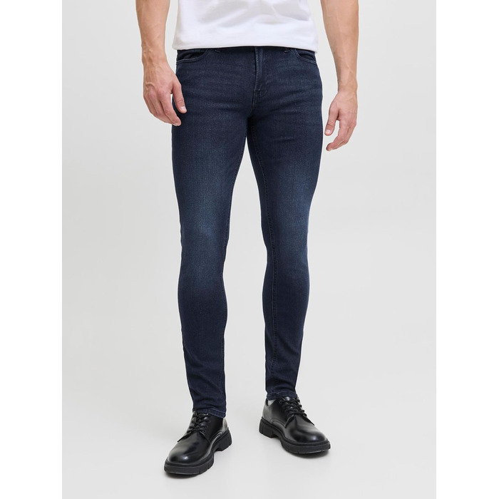Чоловіча джинсова куртка JACK & JONES Casual синього кольору, Denim