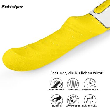 Вібратор Satisfyer G-Punkt Vibes: тиха та потужна стимуляція клітора | Водонепроникний секс-іграшка для жінок