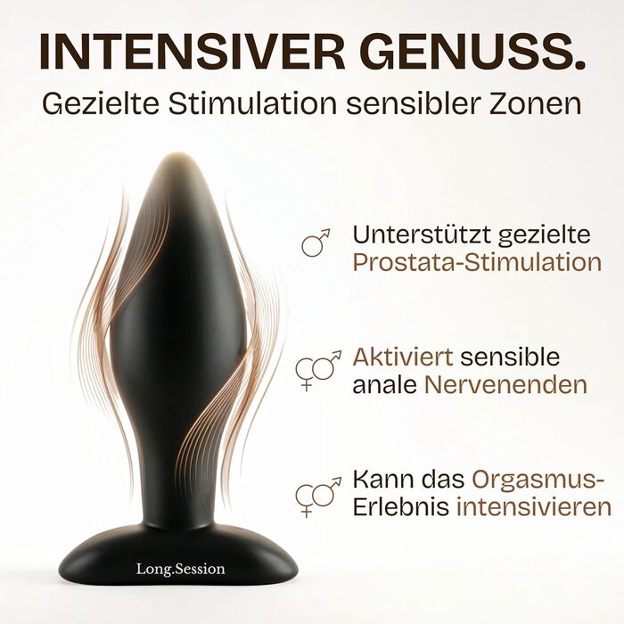 Анальний плаг-сет з безпечного силікону для жінок та чоловіків (3 розміри): 2.8см, 4.0см, 4.5см. Іграшки для анусу, набір для початківців та професіоналів, анальні розширювачі та плагі.