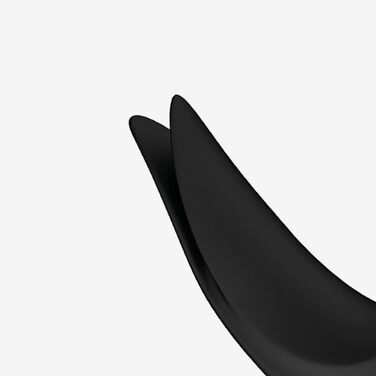 Вібратор для клітора VOLTA (чорний) – тихий та потужний вібратор для стимуляції клітора, сосків, пеніса. З LOOP-ручкою. 100% медичний силікон