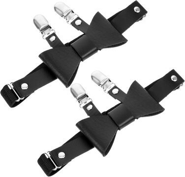 Кліп для шкарпеток Minkissy: регульований ремінь для ніг, пояс, фіксатор для шкарпеток, чорний (3)