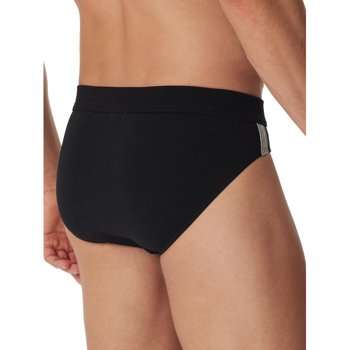 Сліпери Schiesser для чоловіків 3 шт. Softbund та смужки Bio Baumwolle, 95/5 Organic, чорний