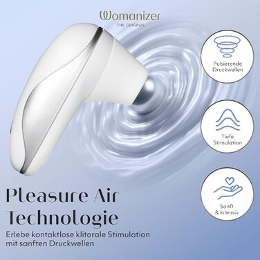 Womanizer Starlet - вібратор для жінок з 4 рівнями інтенсивності | Безшумний, водонепроникний, акумуляторний | Білий