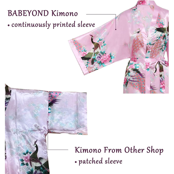 Халат жіночий шовковий максі з квітковим принтом, Babeyond