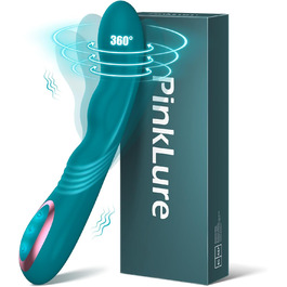 Вібратор для жінок G-точка з 3 режимами ротації та 10 вібраційними режимами, тихий дільдо вібратор, XL