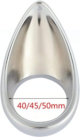 Пеніс-кільце Teardrop Ergonomic Metall для чоловіків - еротичні іграшки для пар, 3 розміри (50mm)