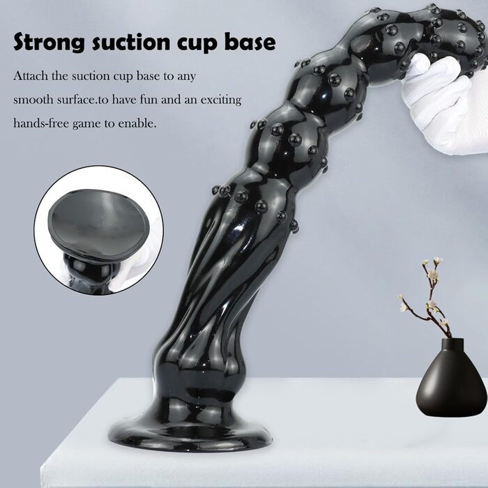 Анальний розширювач Yasexx Super Long з кулькою та чашею для масажу простати. Іграшка для дорослих для чоловіків та жінок (L)