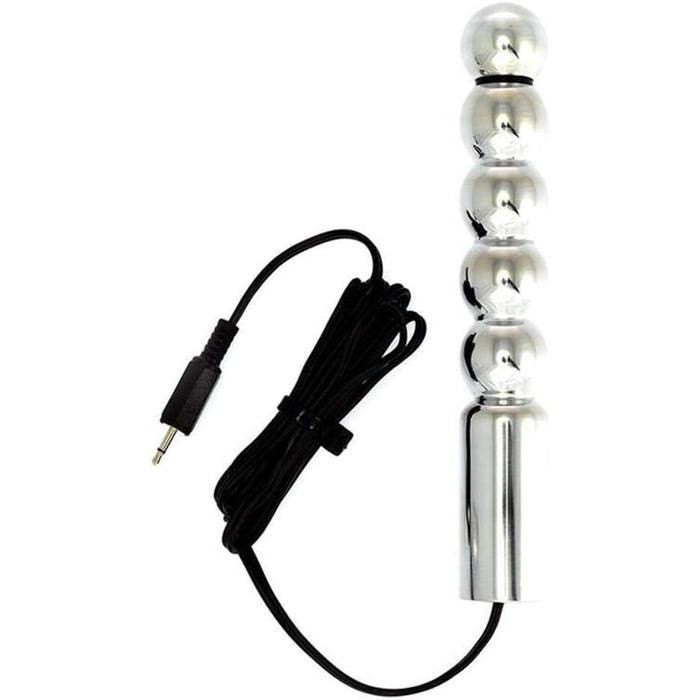 Дильдо з металу срібного кольору, 1 шт. - Erotic Fashion RA7877