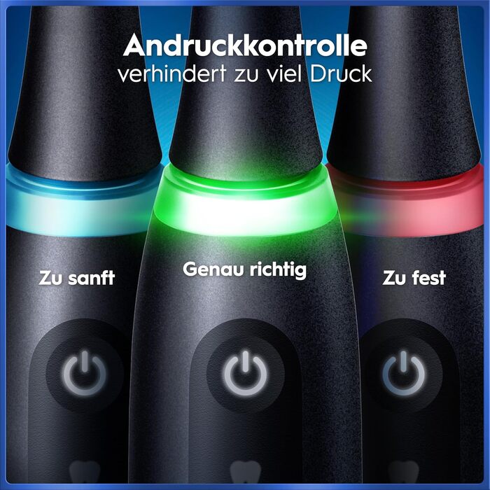 Електрична зубна щітка Oral-B iO Series 5 Matt Black: 5 режимів чищення, насадка та дорожній футляр, чорна