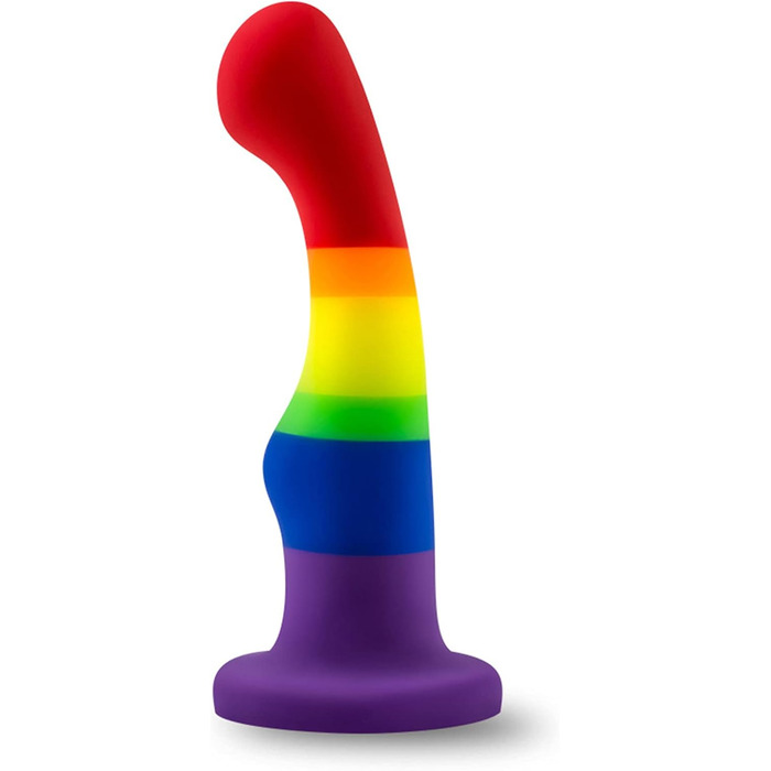 Силіконовий дildo для дорослих Sexspielzeug: гнучкий, гладкий, з матеріалу платини, вагінальна чаша, кольоровий (радуга)