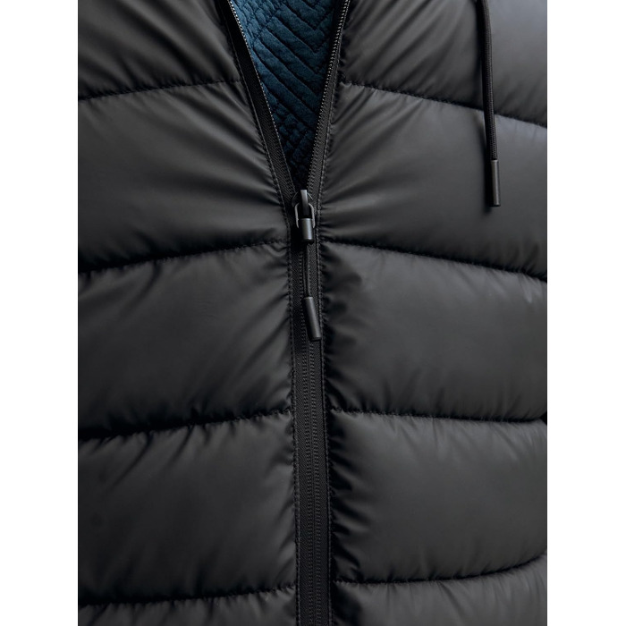 Чоловіча стібана куртка JACK & JONES, чорна, розмір XL