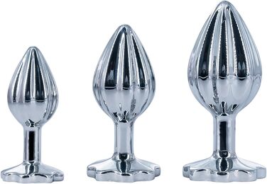 Анальний вібратор Linman з алмазною підставкою для стимуляції (для жінок та чоловіків)